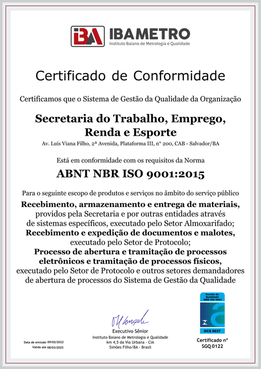 Certificado 2015